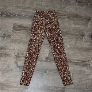 Aerie Crossover Leopard Print Leggings